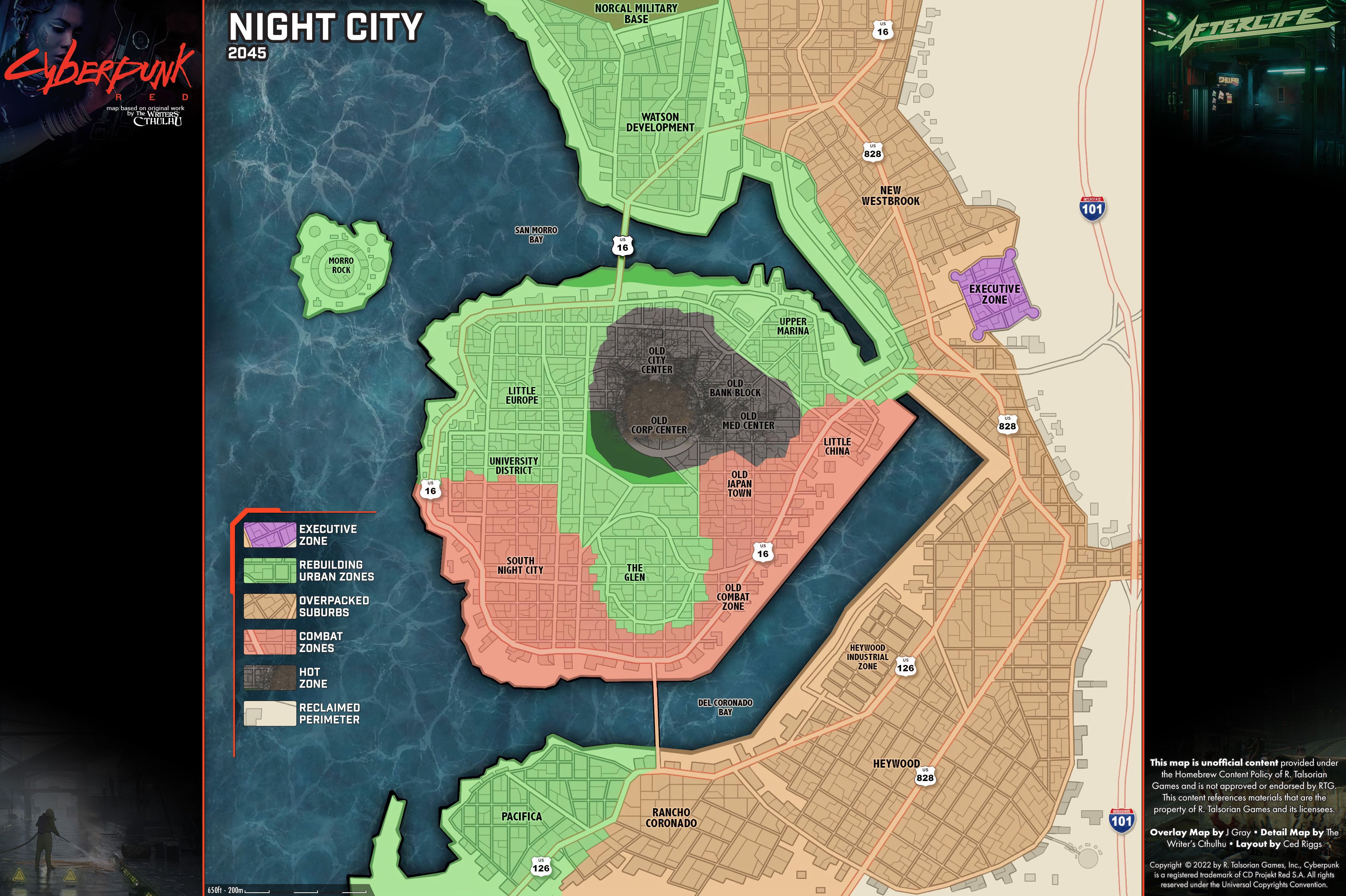 Wallpaper #sTtbcJcBSWmA-tzpCI-m13 Night City 2045 Map Cleaned and Updated Rcyberpunkred