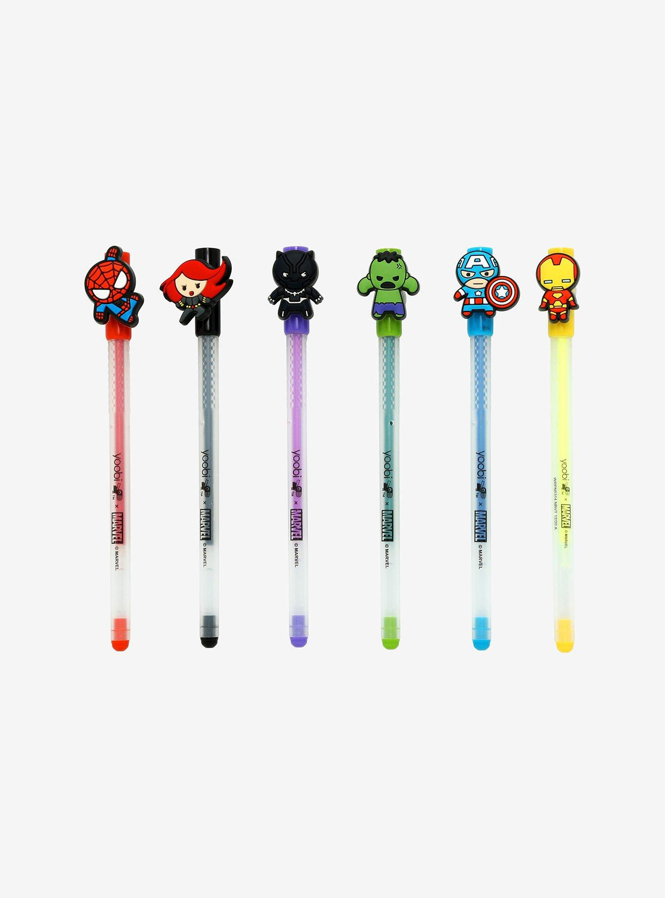 Wallpaper #r2jGFpMBSpphPi3-KwzW424 Yoobi X Marvel Chibi Avengers Gel Pen Set