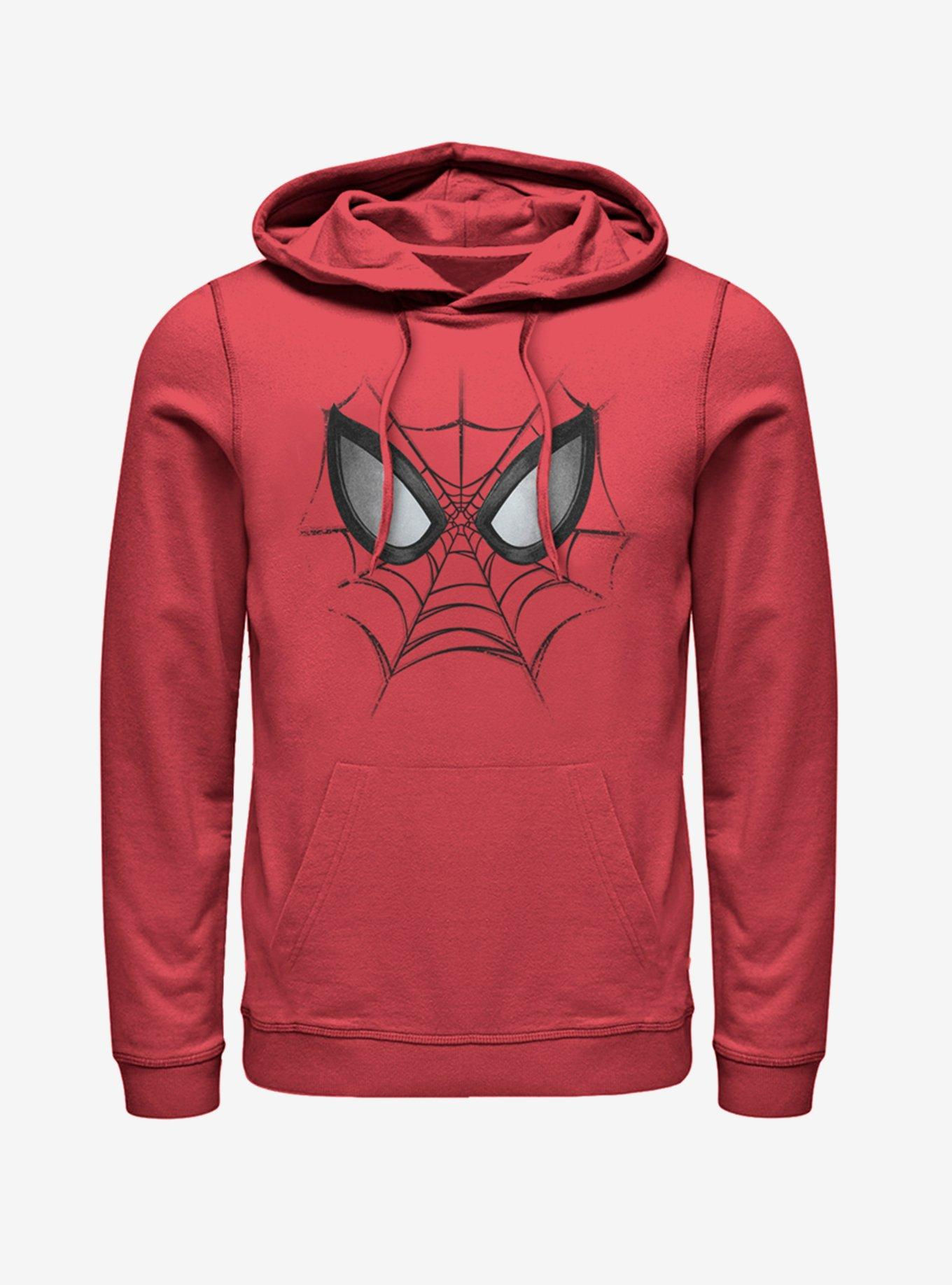 Wallpaper #_Wc19pIBSpphPi3-Z4I2158 Marvel Spider Man Web Face Hoodie Red Hot Topic