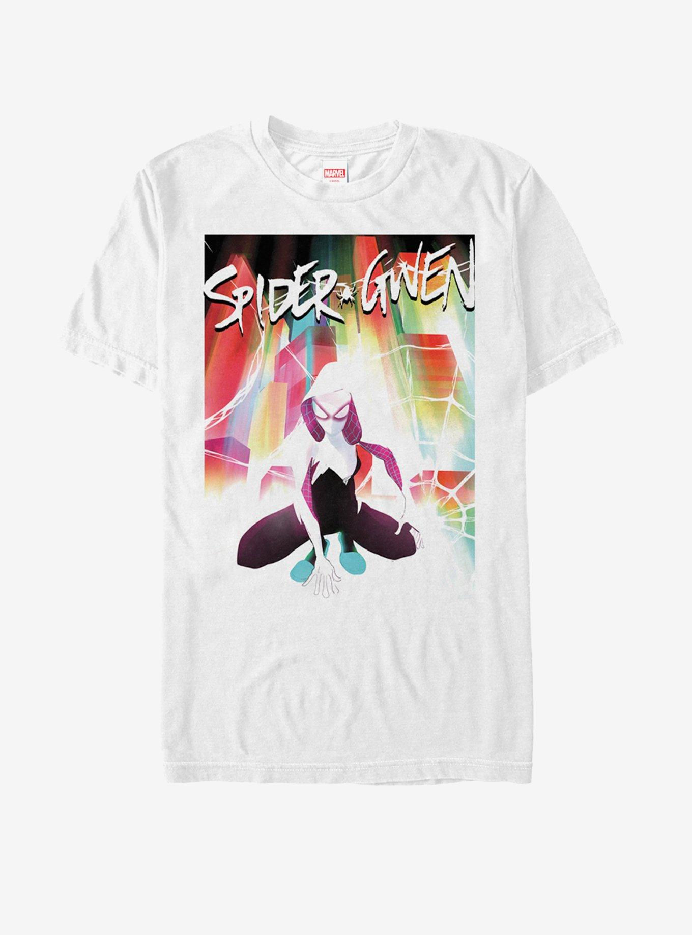 Wallpaper #LvSwOZMBKFX8bn3rBHfV244 Marvel Ghost Spider Comic Cover T Shirt White Hot Topic