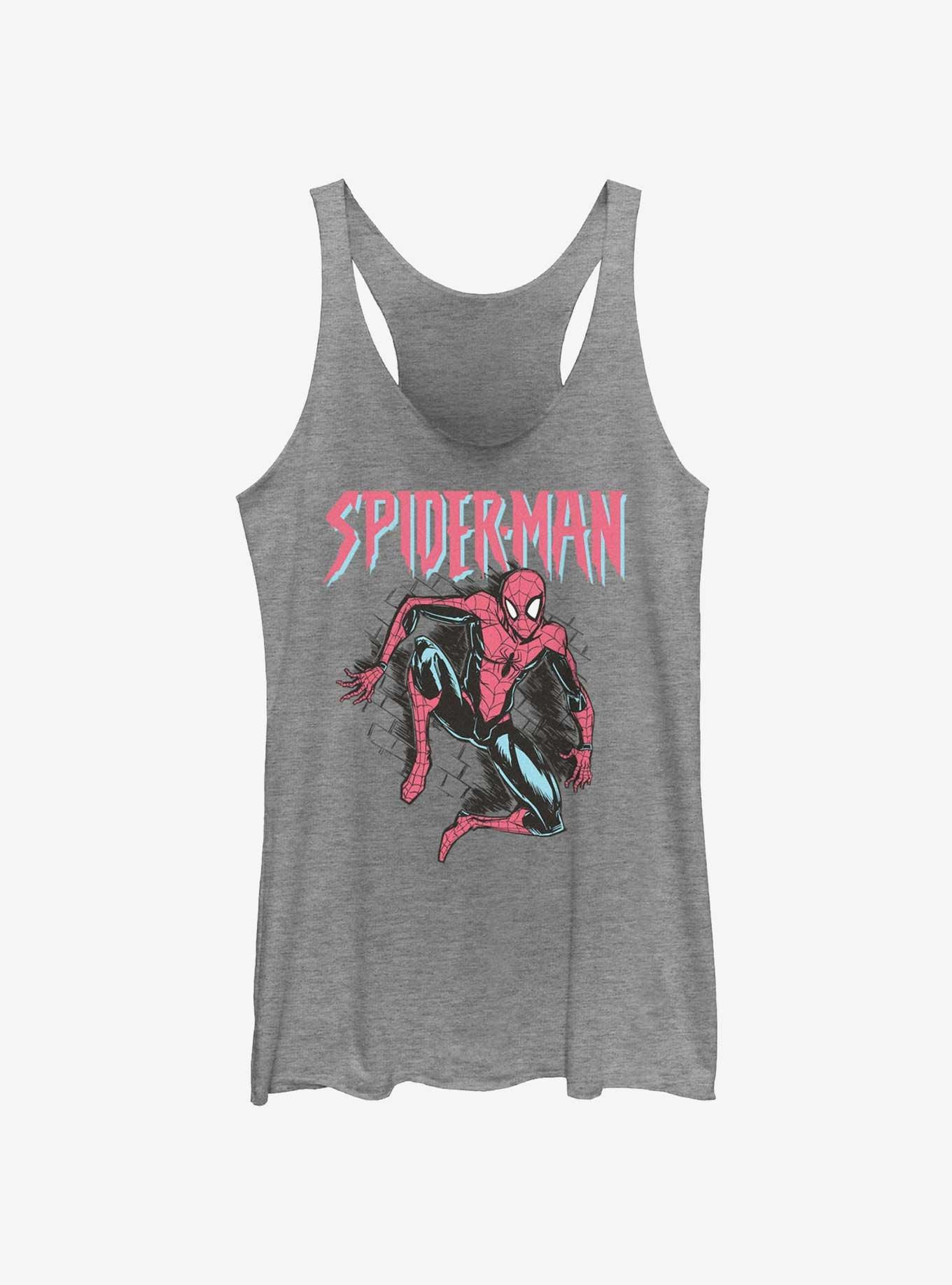 Wallpaper #QRobUZMB1yWOL4qgaoH_281 Marvel Spider Man Spidey Pastel Girls Tank Grey Hot Topic