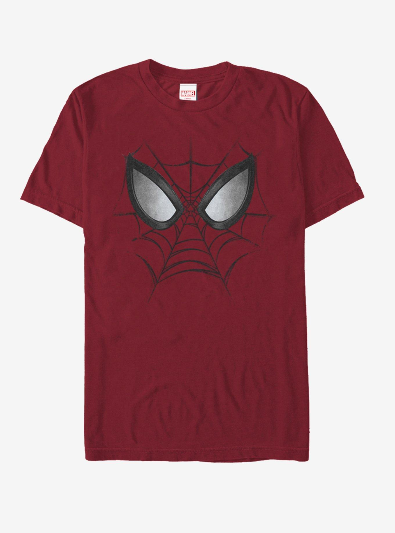 Wallpaper #_Wc19pIBSpphPi3-Z4I286 Marvel Spider Man Web Face T Shirt Red Boxlunch