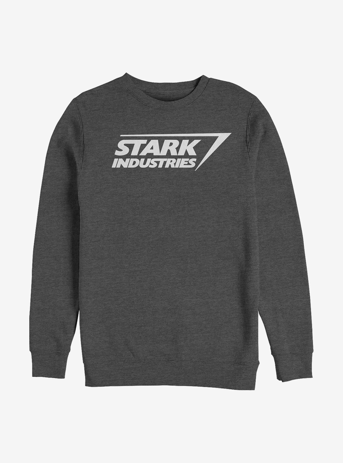 Wallpaper #3zEbNpMB5zzyi_yYd1hO155 Marvel Iron Man Stark Logo Crew Sweatshirt Grey Hot Topic