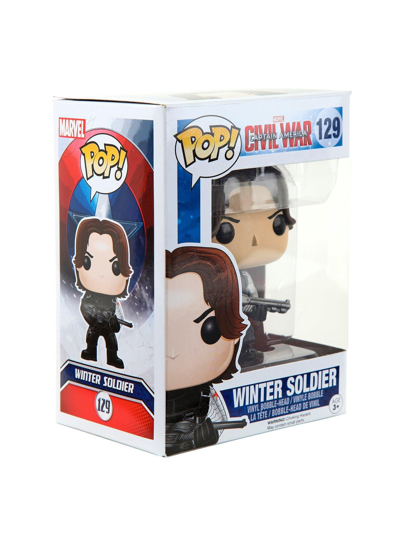 Wallpaper #_aV-OJMBVBiSkHCa5Y3h95 Funko Marvel Captain America Civil War Pop Winter Soldier Vinyl