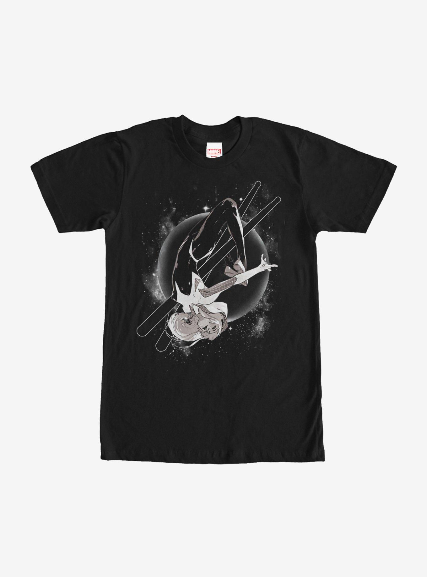 Wallpaper #R_S4OZMBKFX8bn3rxndT347 Marvel Spider Man Ghost Spider Space T Shirt Black Hot Topic