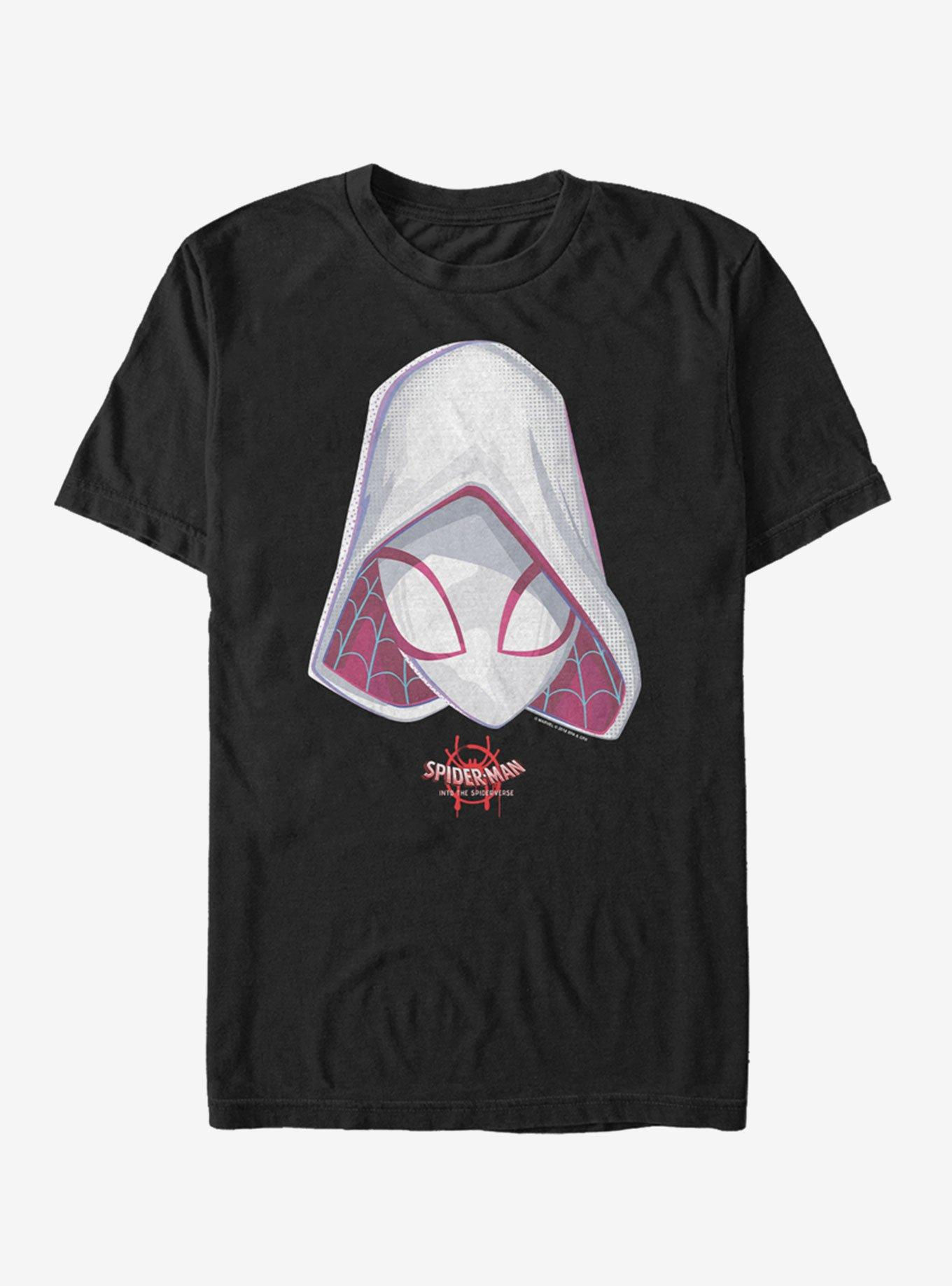 Wallpaper #R_S4OZMBKFX8bn3rxndT15 Marvel Spider Man into the Spider Verse Ghost Spider Face T Shirt