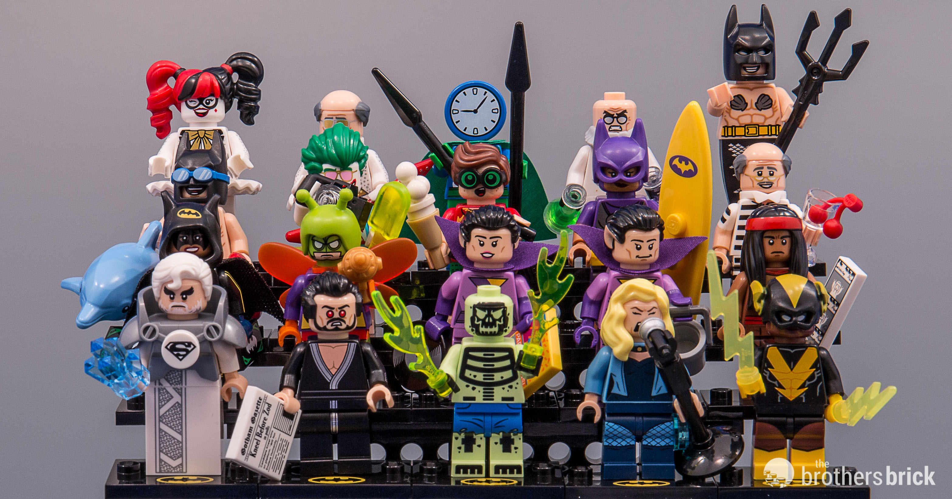 Wallpaper #HJ__V5MBcUVgGJNo87AR137 Cmf Batman S2 43 Complete Set 4 Rows the Brothers Brick the