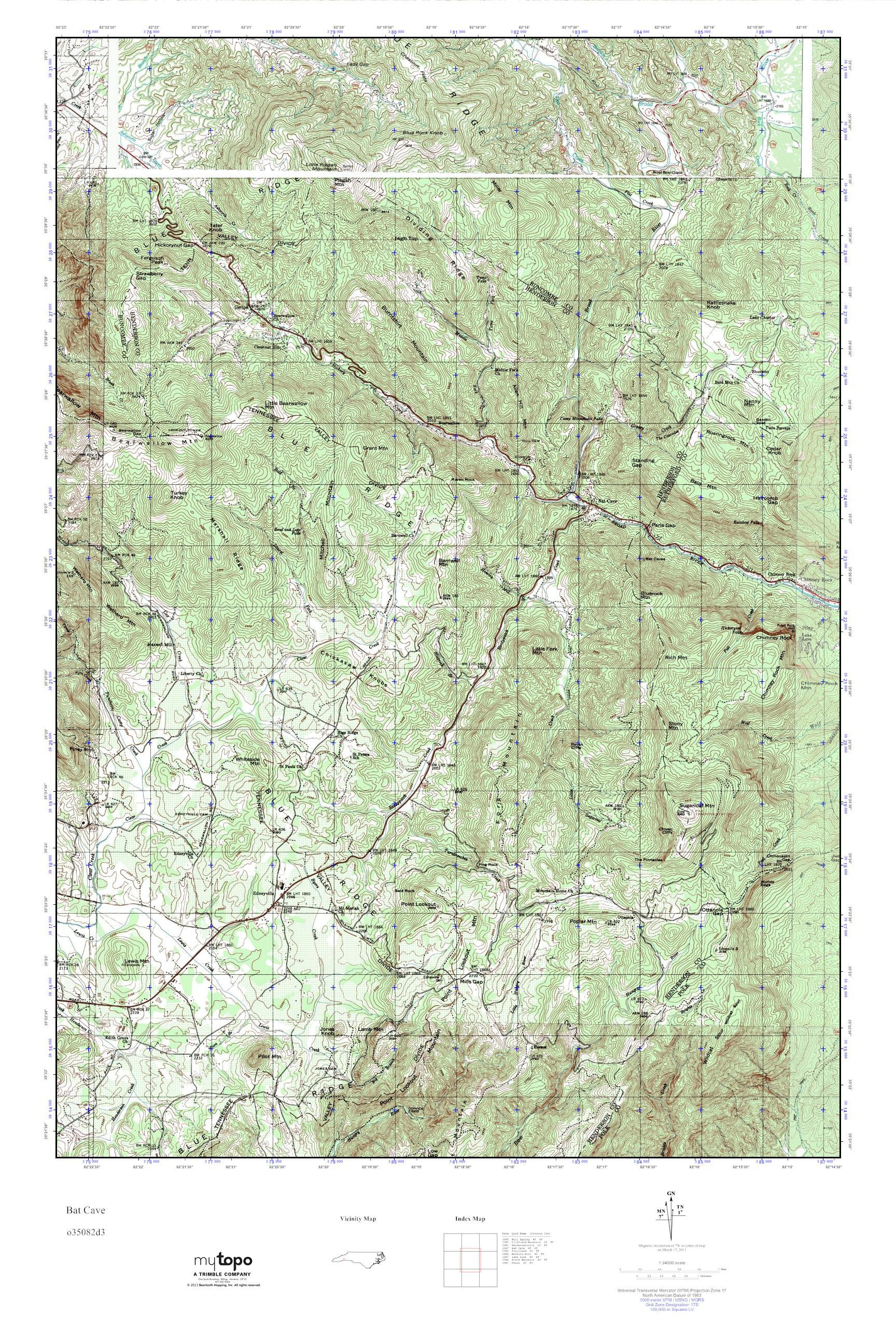 Wallpaper #ZRkzO48BtGB6xQ78Na8u27 Mytopo Bat Cave North Carolina Usgs Quad Topo Map