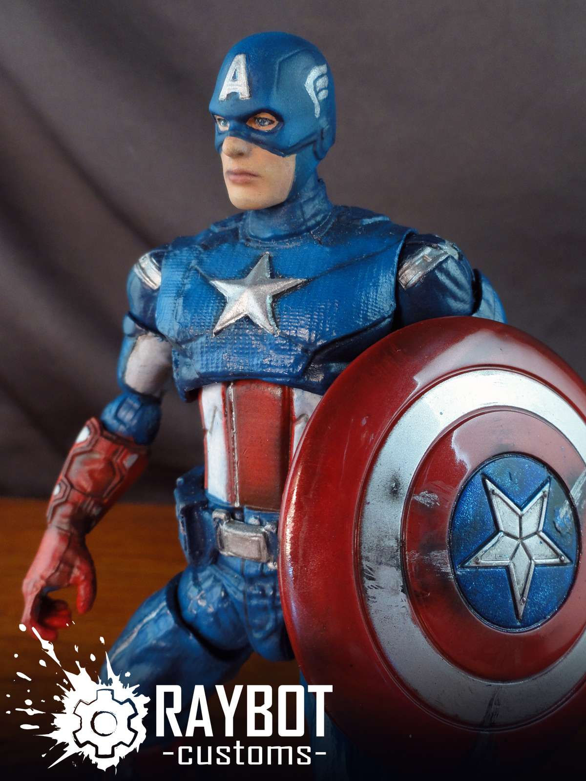 Wallpaper #OwBW7I4BSdW8dNouZBRT48 Marvel Legends Avengers Captain America Custom Walmart Figure by Raybot