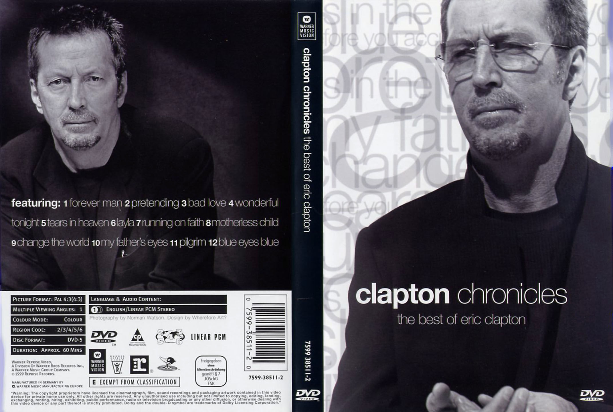 Wallpaper #SmjnHpMBSpphPi3-mCpj297 Car Tula Caratula De Eric Clapton Clapton Chronicles the Best of