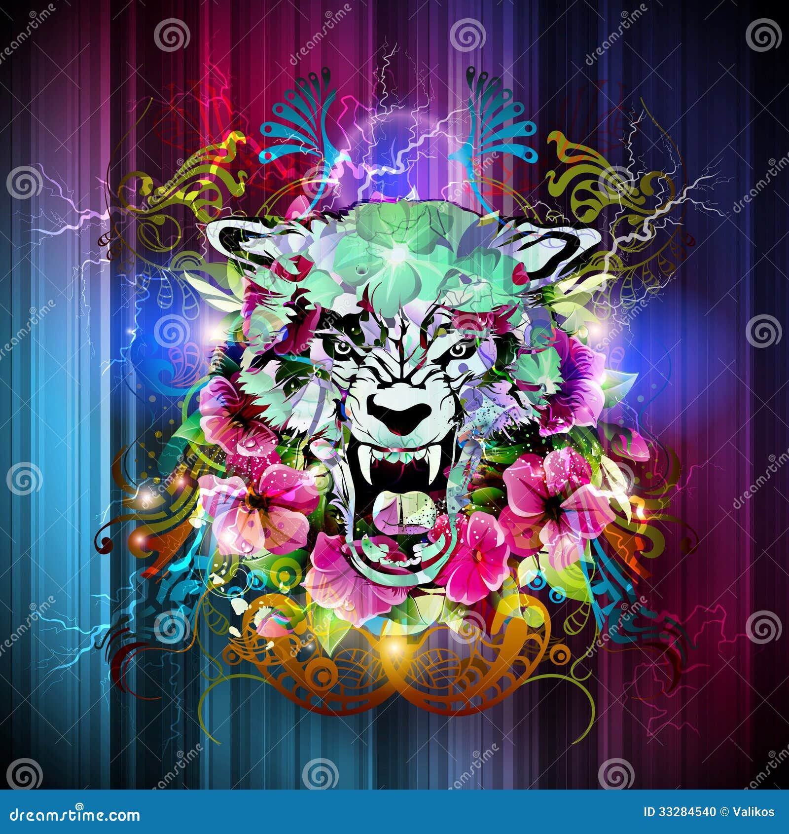 Wallpaper #4h3xLJMBlOZrFDOkhswd226 Bright Abstract Background with Wolf Stock Photo Image 33284540