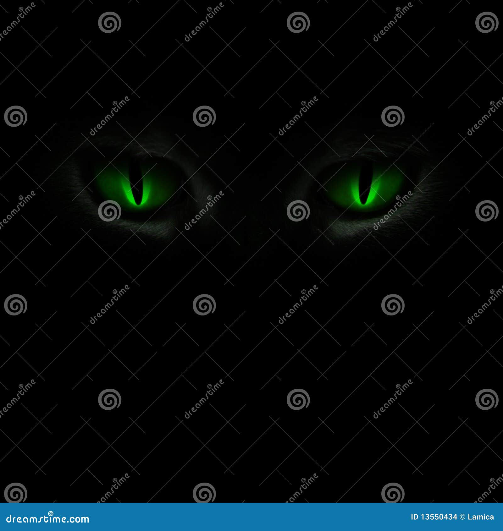 Wallpaper #0002c Glowing Wolf Eyes at Night