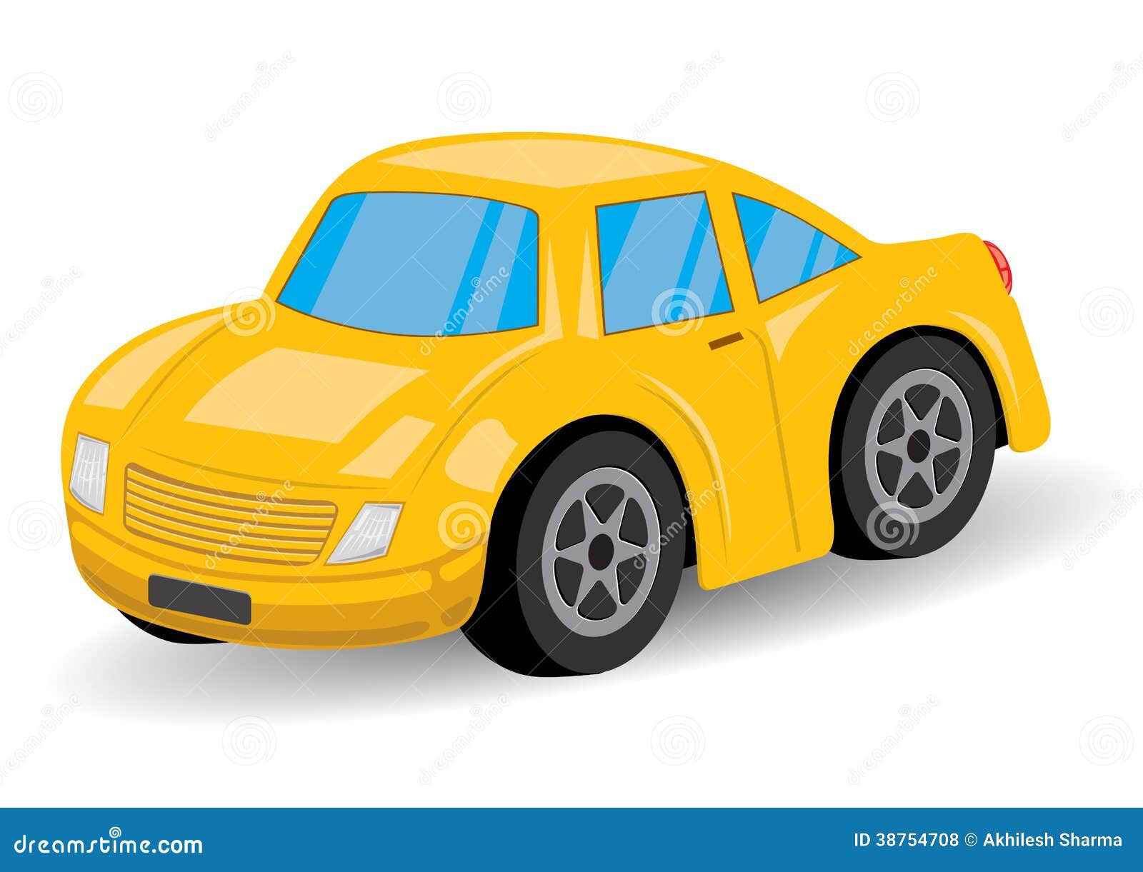 Wallpaper #60421 Yellow Mini Car Cartoon Vector Illustration 1910070 Vector Art at Vecteezy