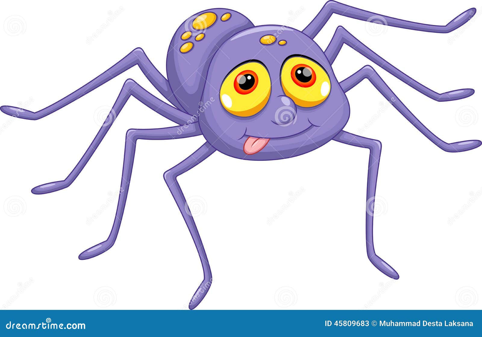 Wallpaper #46455 Brown Spider Cartoon Isolated Illustration Stock Vector Image Art Alamy