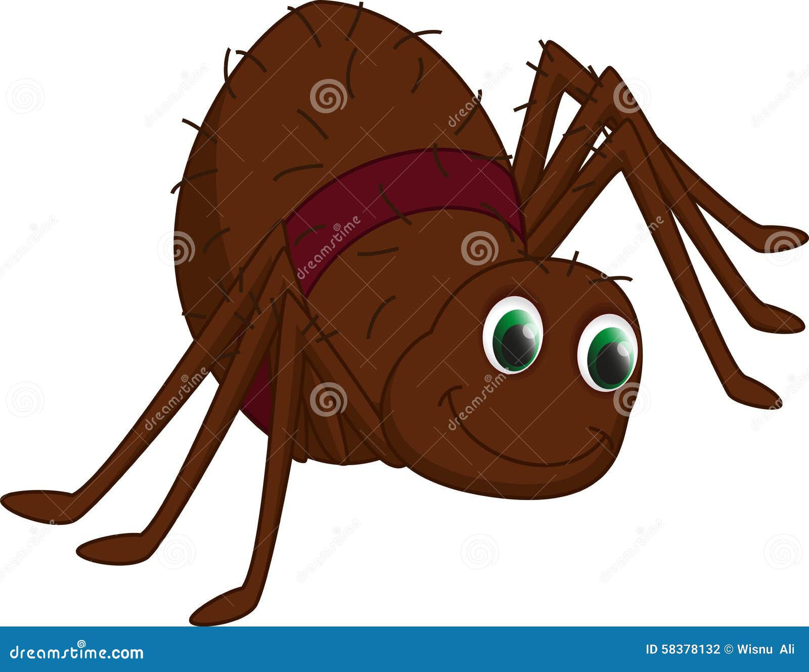 Wallpaper #46455 Brown Spider Cartoon Isolated Illustration Stock Vector Image Art Alamy