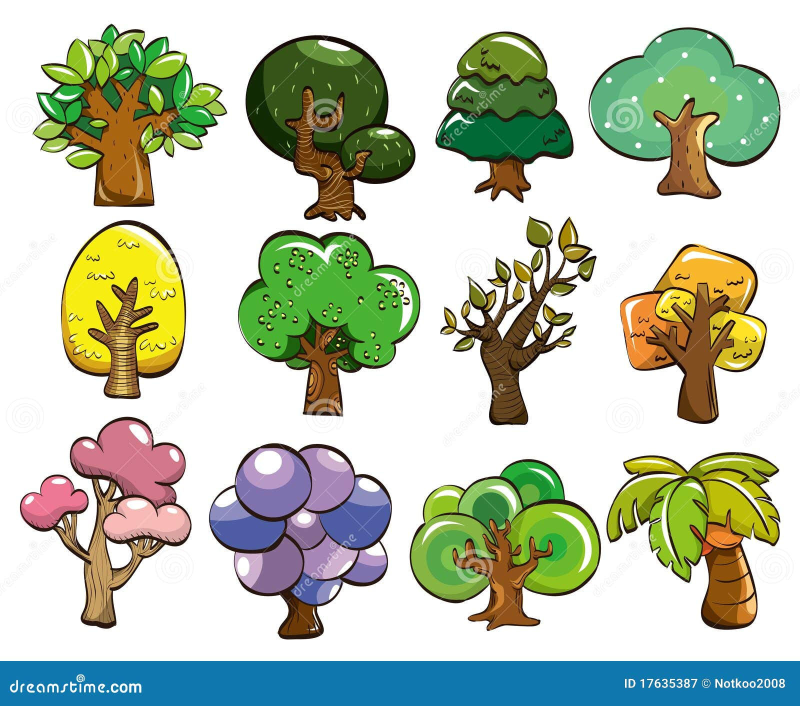 Wallpaper #9mdFCpMBSpphPi3-NNO0492 Cartoon Tree Icon Royalty Free Stock Photography Image 17635387