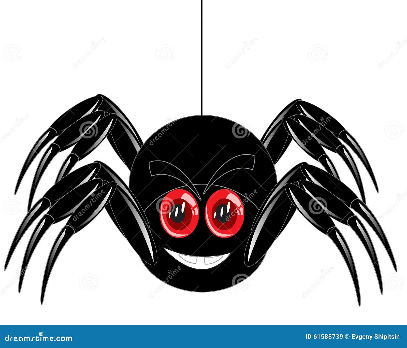 Wallpaper #46455 Brown Spider Cartoon Isolated Illustration Stock Vector Image Art Alamy