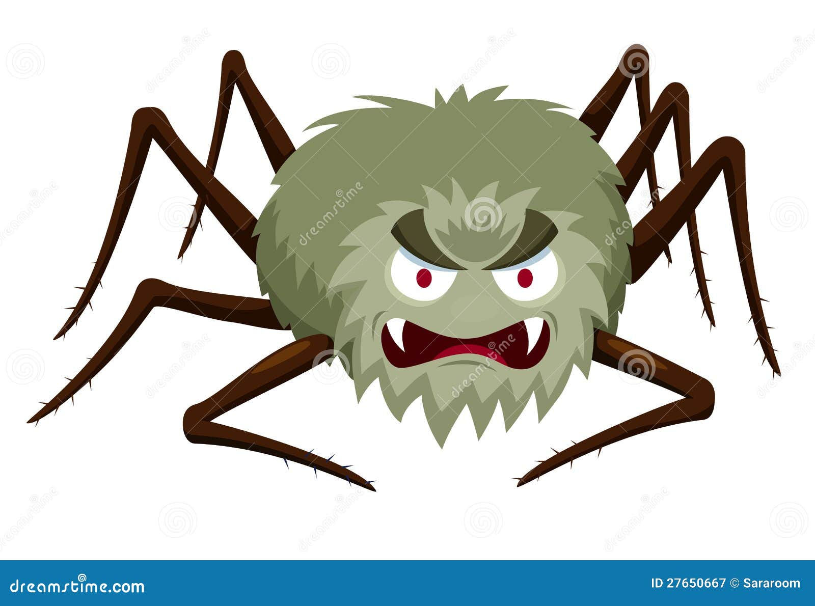 Wallpaper #46455 Brown Spider Cartoon Isolated Illustration Stock Vector Image Art Alamy