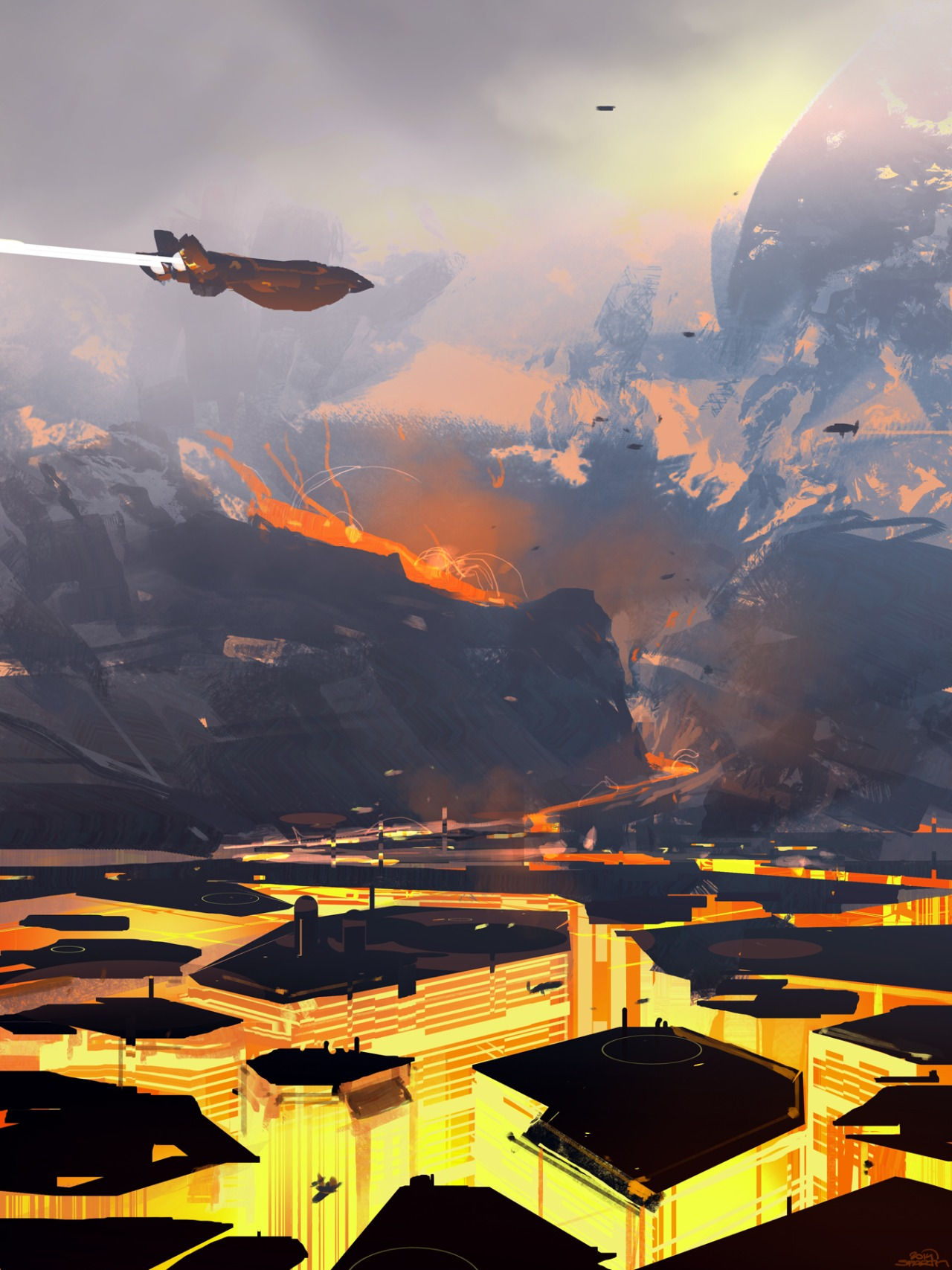 Wallpaper #KWch-ZIBSpphPi3-vozd45 Les Mondes De Science Fiction De Sparth