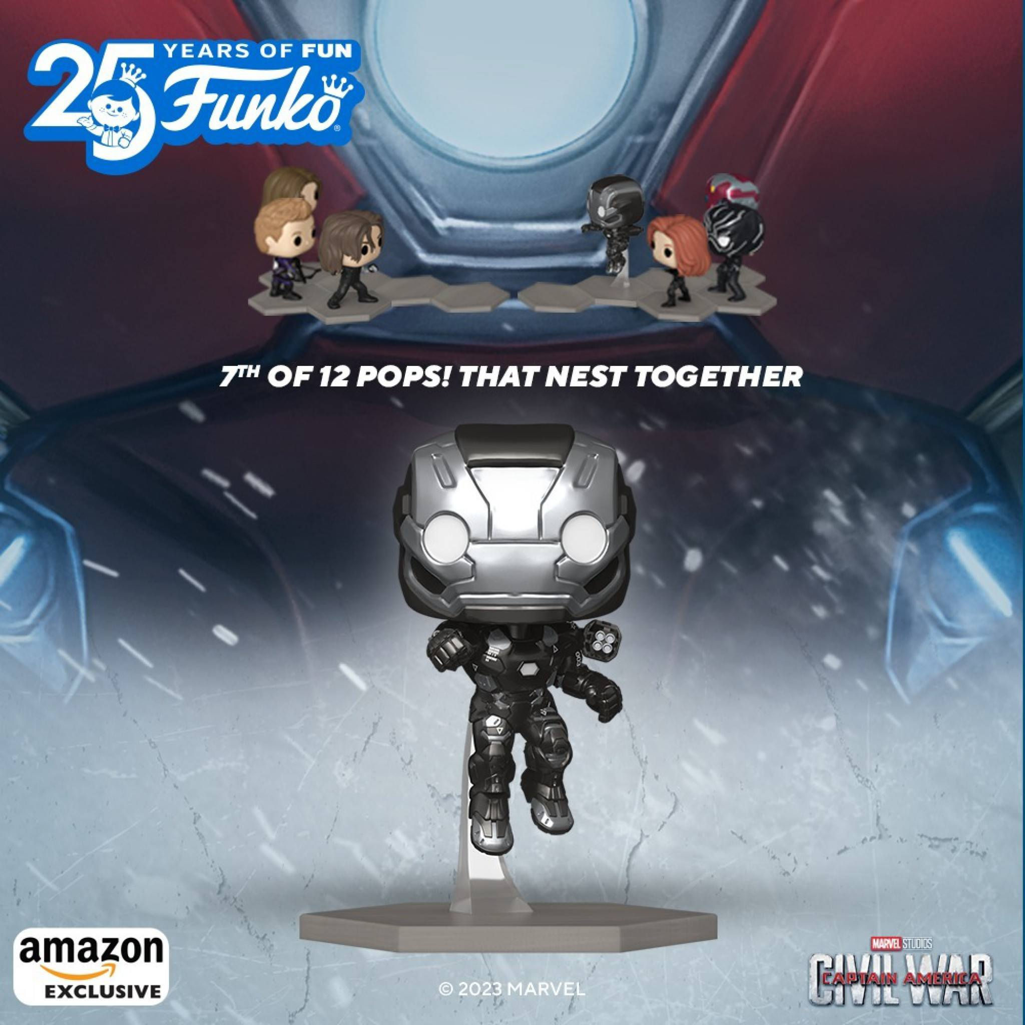 Wallpaper #vWfWEJMBSpphPi3-LPSt353 War Machine Joins Captain America Civil War Funko Pop Build a Scene