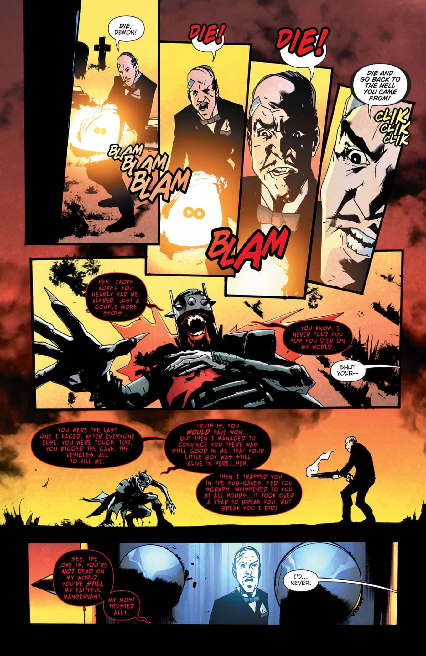 Wallpaper #feq-VZMBlwTYPL185g58290 DC Comics Universe the Batman Who Laughs 7 Spoilers Review First