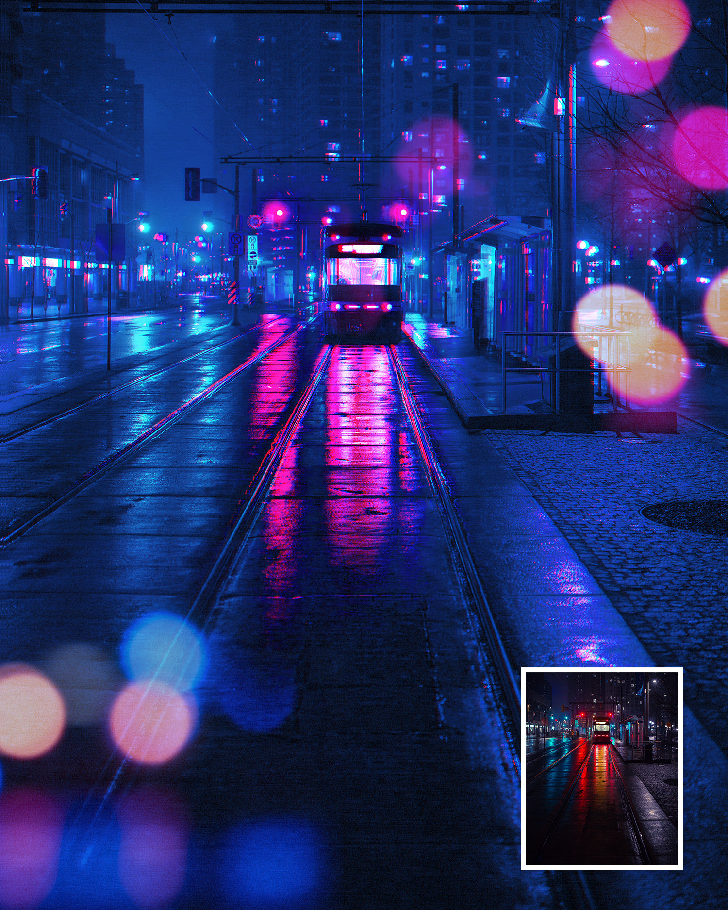 Wallpaper #YnNIho4BFI5NbQksVh8R14 Cyberpunk Photoshop Action by Indworks Graphicriver