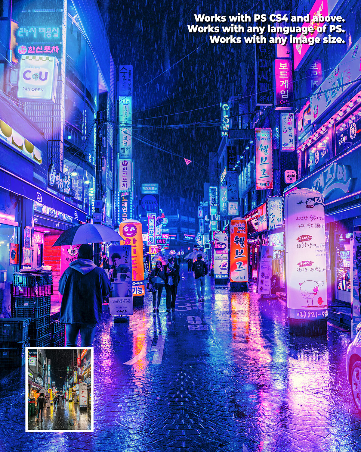 Wallpaper #YnNIho4BFI5NbQksVh8R41 Cyberpunk Photoshop Action by Indworks Graphicriver
