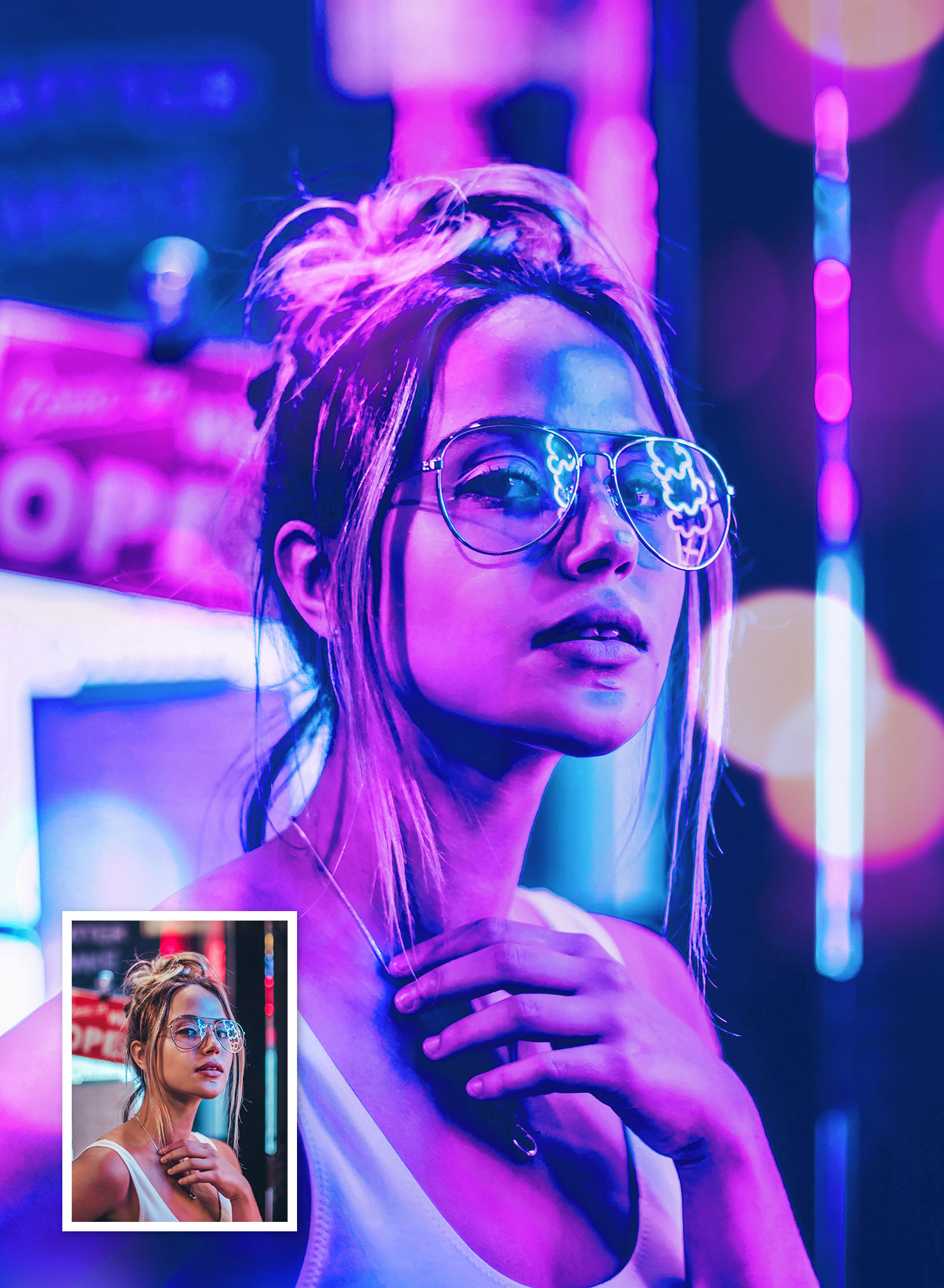 Wallpaper #YnNIho4BFI5NbQksVh8R15 Cyberpunk Photoshop Action by Indworks Graphicriver