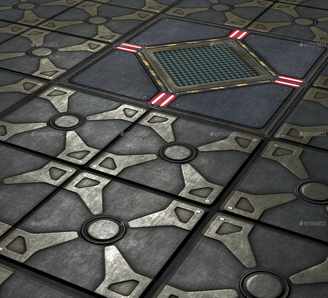 Wallpaper #PRndHo8BtGB6xQ78FHr724 Sci Fi Floor Panel 02 by Neogeo37 3docean