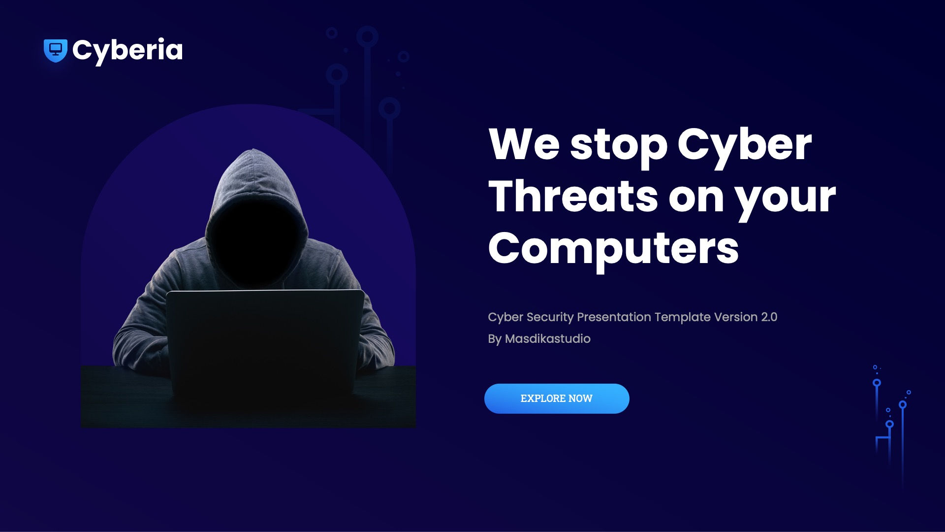 Wallpaper #gGdm8pIBSpphPi3-YnBU142 Cyberia Cyber Security Powerpoint Template V20 Presentation Templates