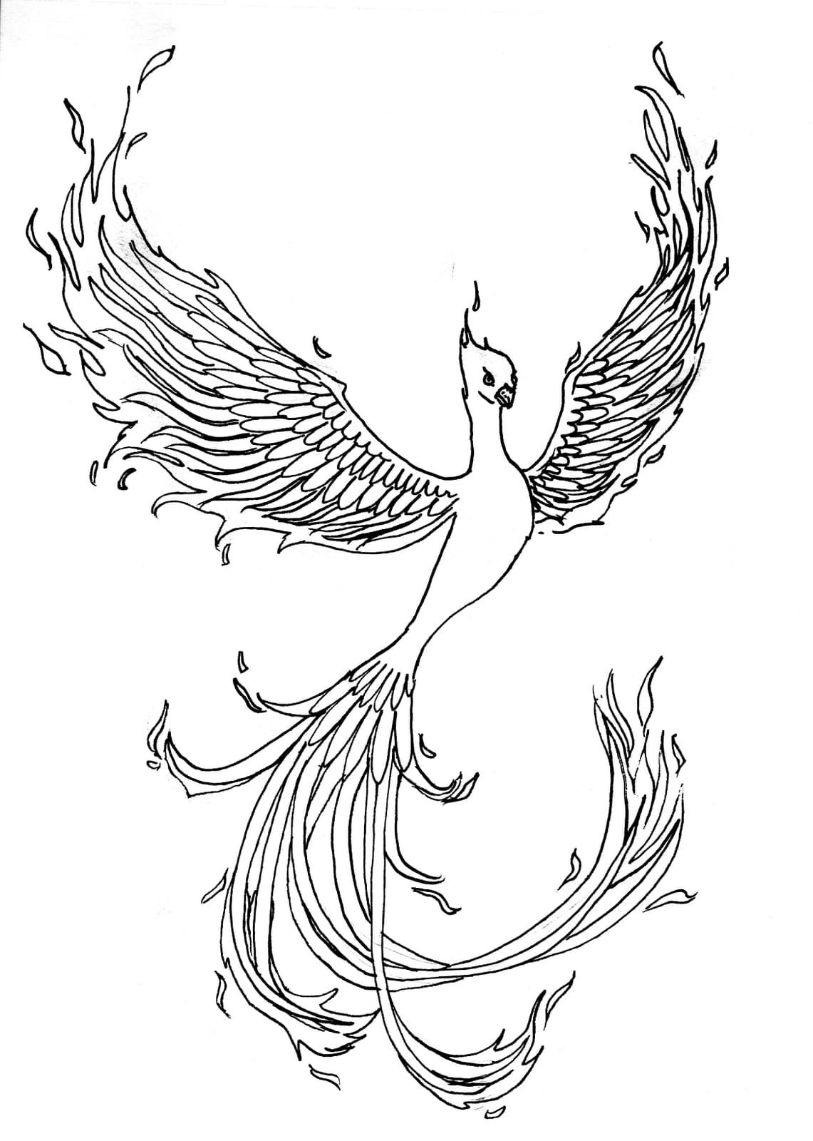 Wallpaper #2bc96 Image of a Majestic White Fire Phoenix on Craiyon