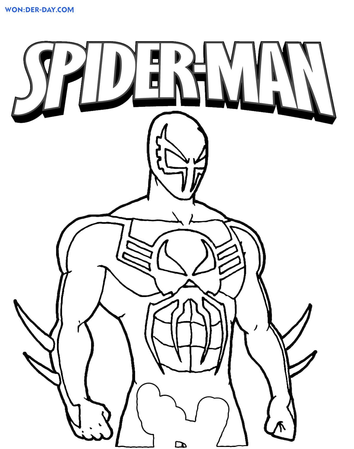 Wallpaper #KRl0E48BtGB6xQ7822Zs13 Spider Man 2099 Drawings Sketch Coloring Page