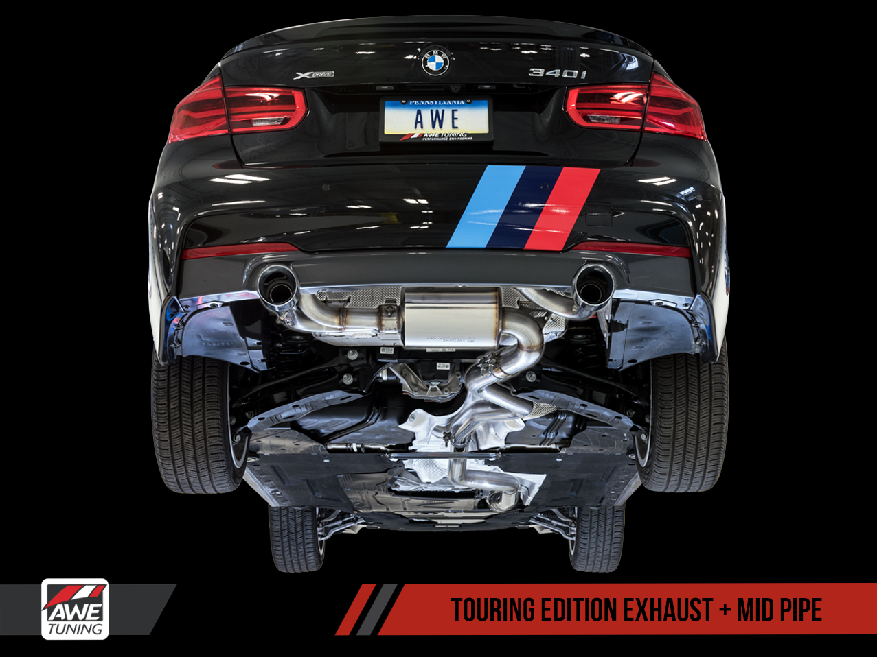 Wallpaper #U2hHHJMBSpphPi3-LiIv0 Awe Tuning BMW F30 340i Exhaust Suite