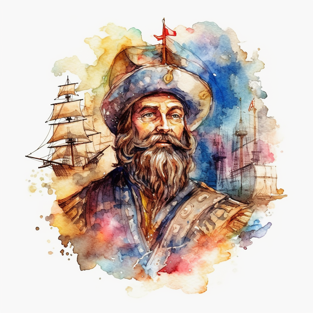 Wallpaper #sTGvNZMB5zzyi_yYOVfz182 Watercolor Medieval Ship Captain Clipart Clip Art Library