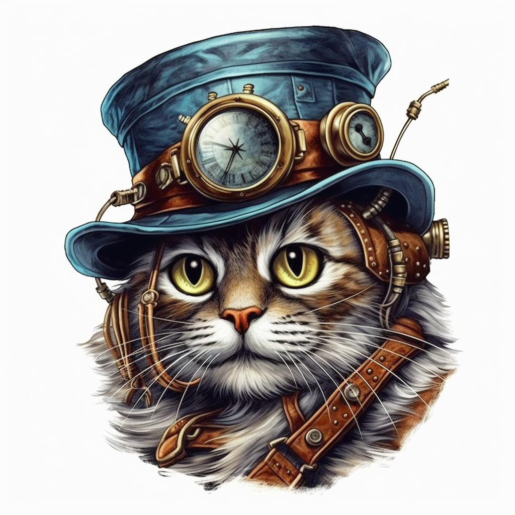 Wallpaper #5mh2HJMBSpphPi3-syIJ224 Hyper Realistic Whiskers Through Time Royal Attire Steampunk Attire