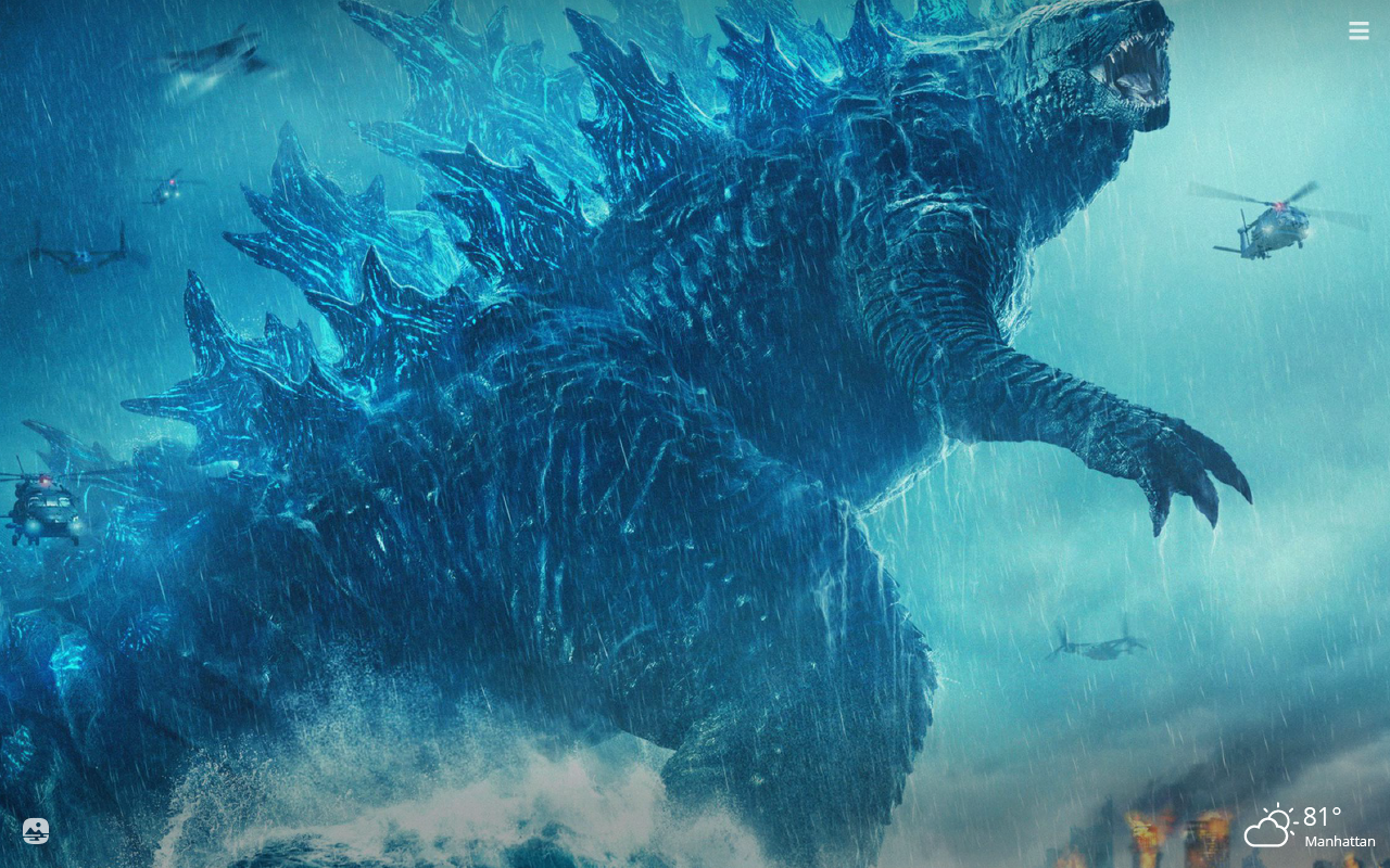 Wallpaper #22f65 Godzilla King of the Monsters Theme for Windows 10 11