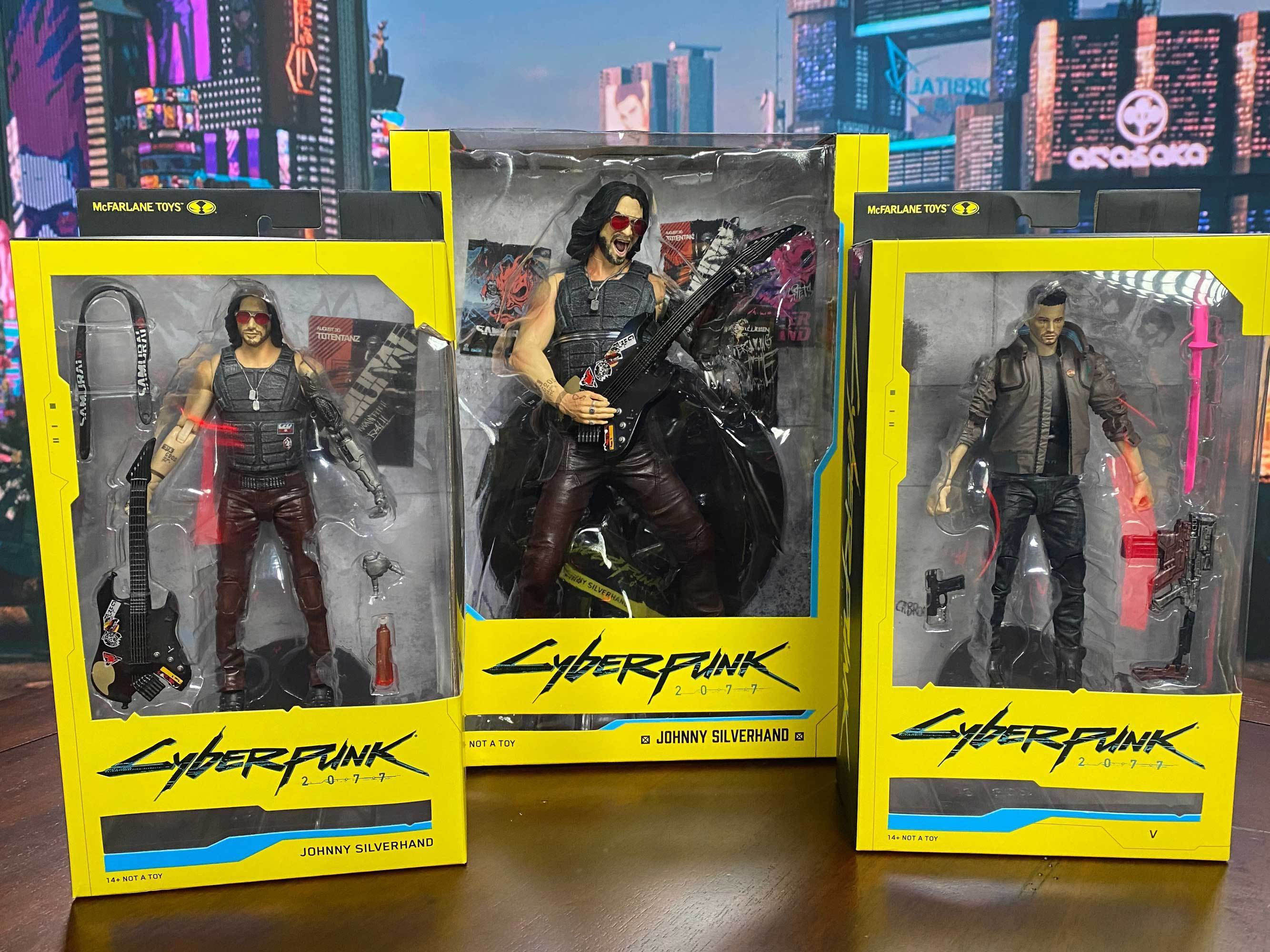 Wallpaper #VRmdII8BtGB6xQ78F36S57 Sammeln Kunst Cyberpunk 2077 Johnny Silverhand Action Figure