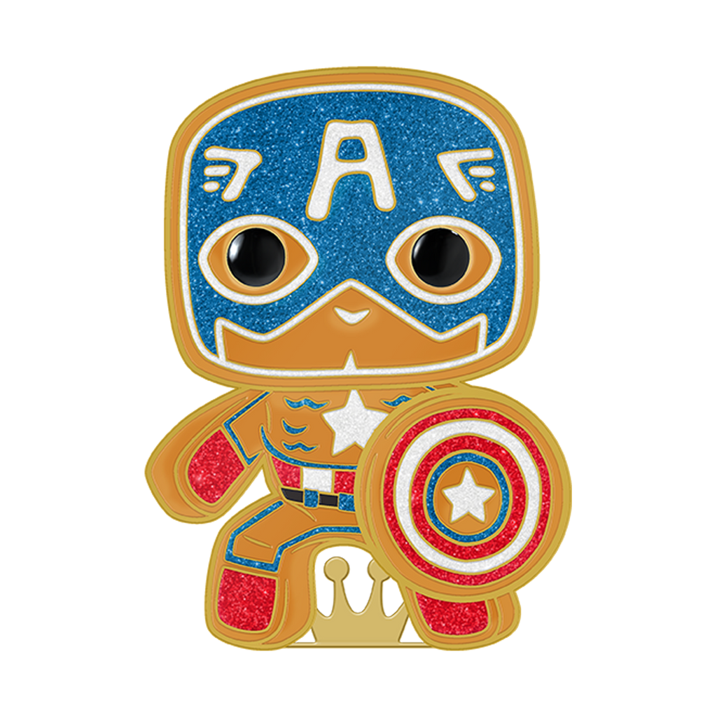 Wallpaper #36VyOJMBVBiSkHCa6I2W352 Gingerbread Captain America Pop Pin Marvel Funko Eu