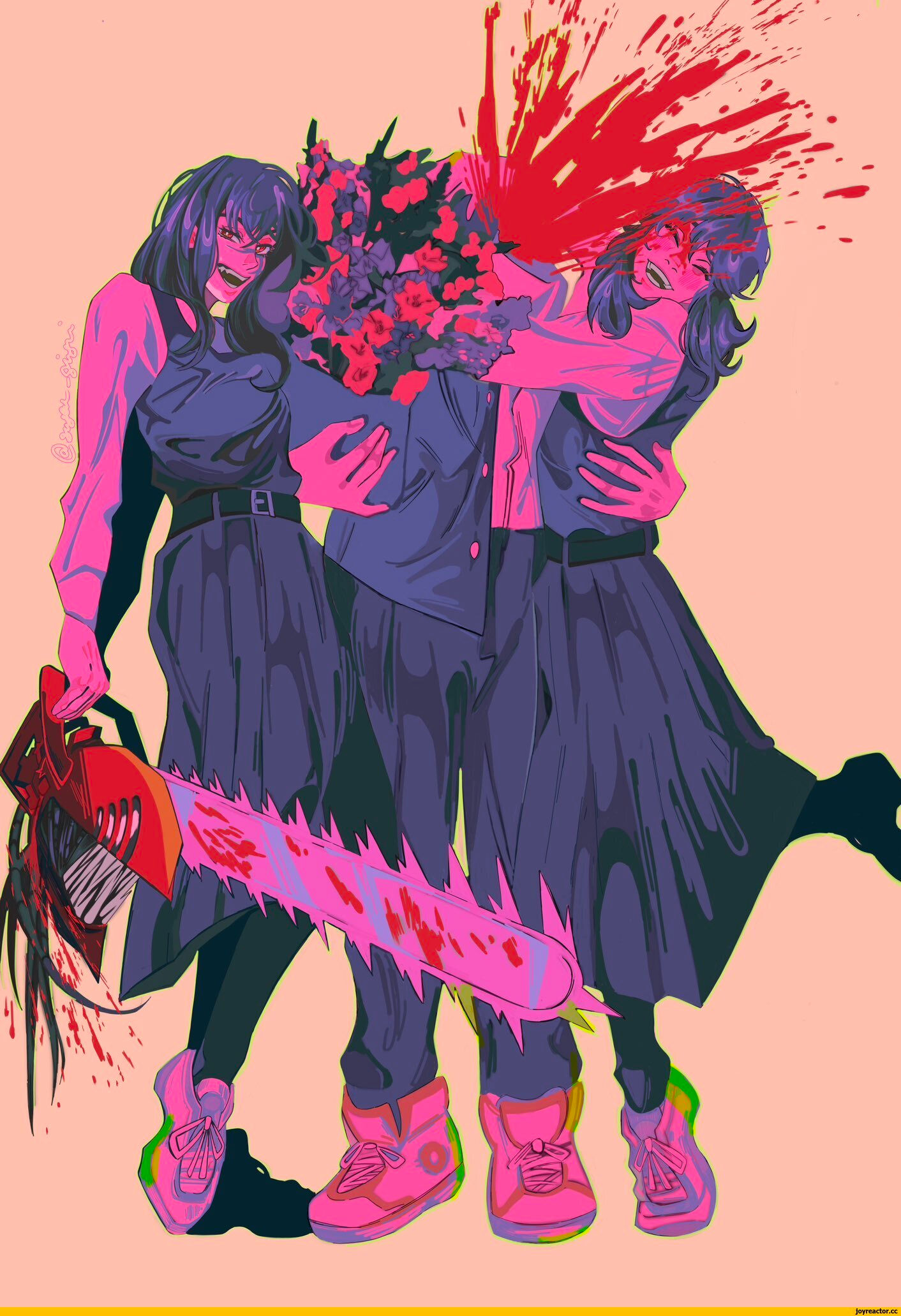 Wallpaper #P2grFJMBSpphPi3-vQNe422 Mitaka Asa Mitaka Asa Chainsaw Man Denji Chainsaw Man Yoru