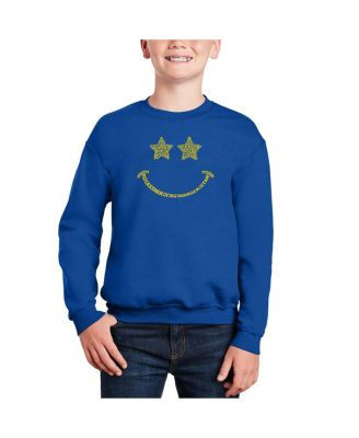 Wallpaper #nWdA85IBSpphPi3-JnTg455 La Pop Art Kids Rock Star Smiley in Royal Modesens