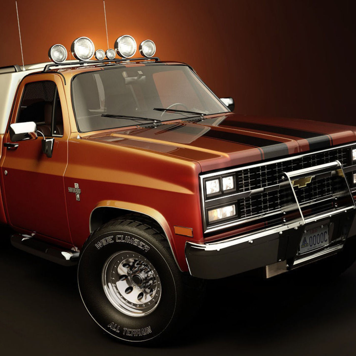 Wallpaper #75859 Taking the 80s Style Box Chevy to the Extreme on 26s Hot Donk