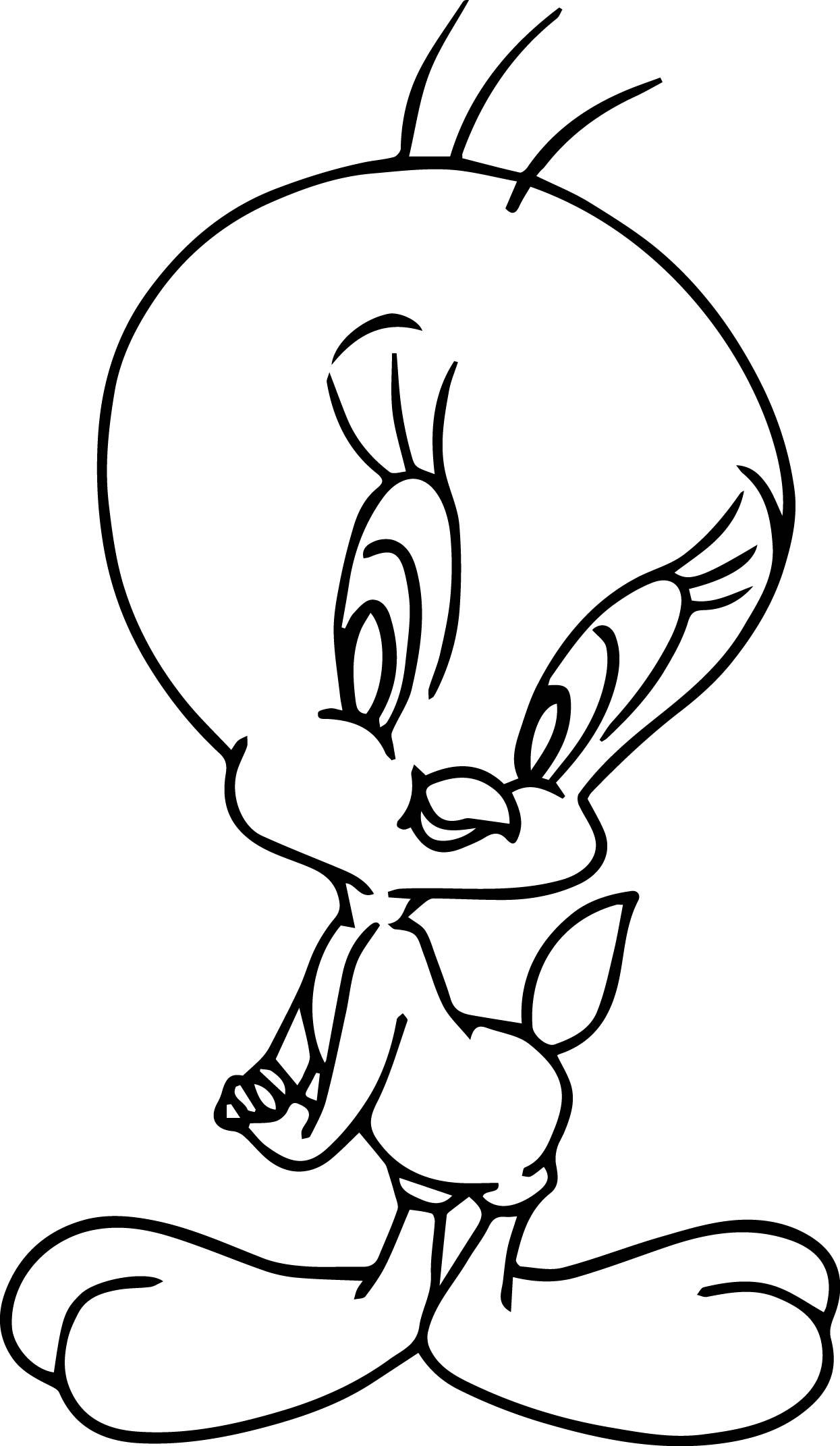 Wallpaper #VVaTepcBsd6xcFiEkty8129 Tweety Please Make Coloring Page Wecoloringpagecom