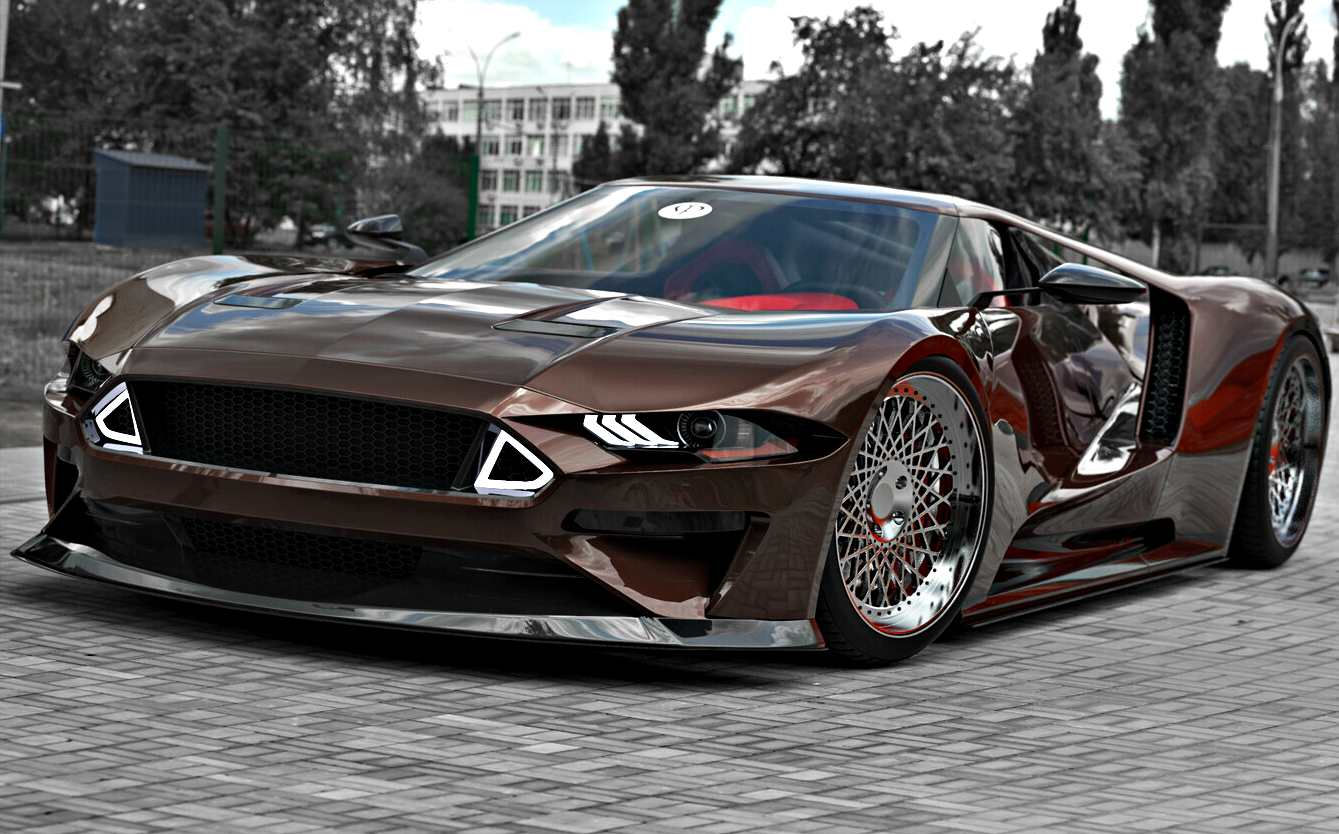 Wallpaper #GEC3L5MBJhL2WPbab77t136 Mustang GT Mid Engine Designed by Rostislav Prokop Auto Lux