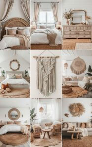 Wallpaper #s7kR35IBJvJKYCmEQgiI309 Top Coastal Boho Bedroom Ideas with Rattan Decor Home Cabinet Expert