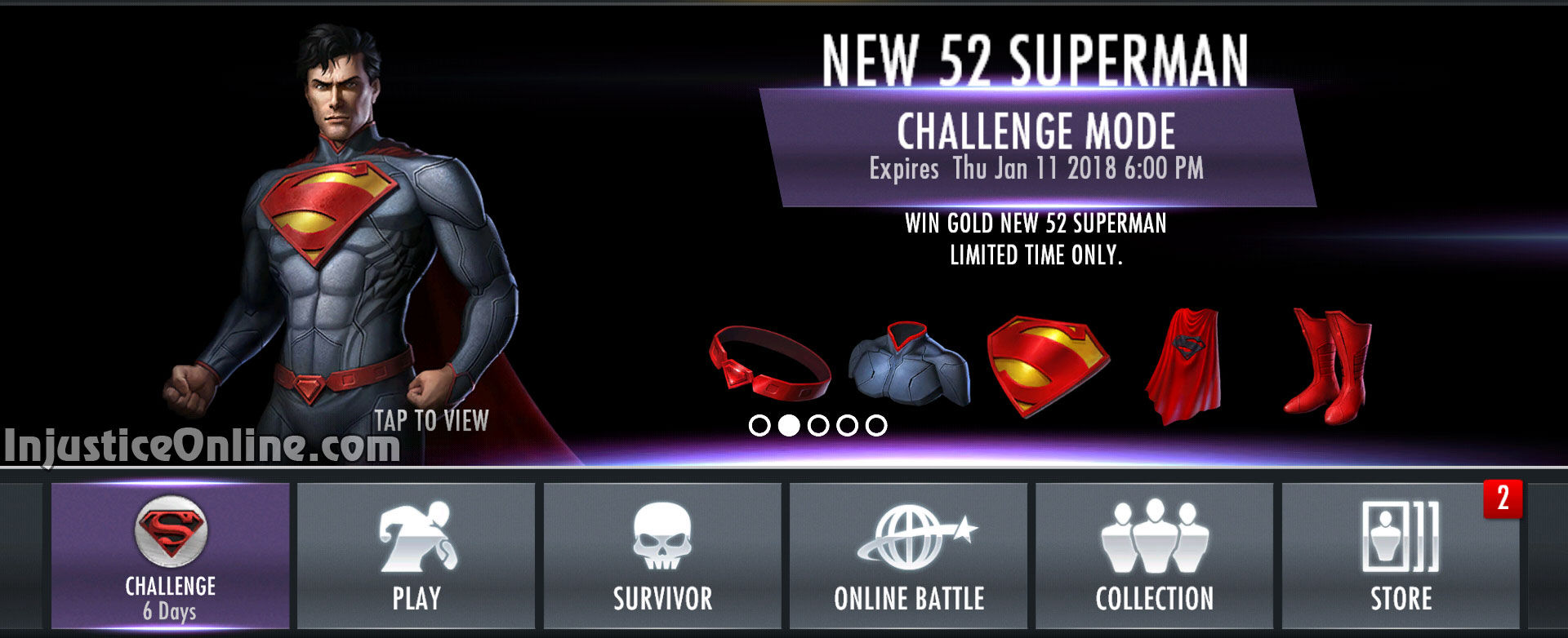 Wallpaper #4vsVhJcBx-Hc5Y20lq6O72 New 52 Superman Challenge for Injustice Mobile Injusticeonline