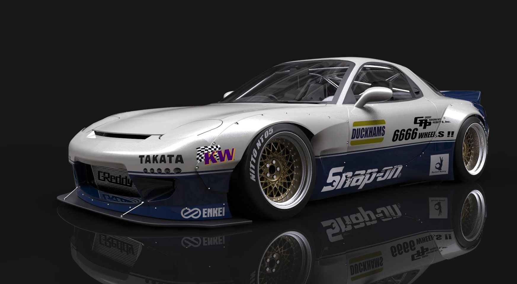 Wallpaper #mMlqkJcB-VVLIetlE2wE46 Rocket Bunny Version 2 Fd3s Mazda Rx7 Kw Automotive Blog