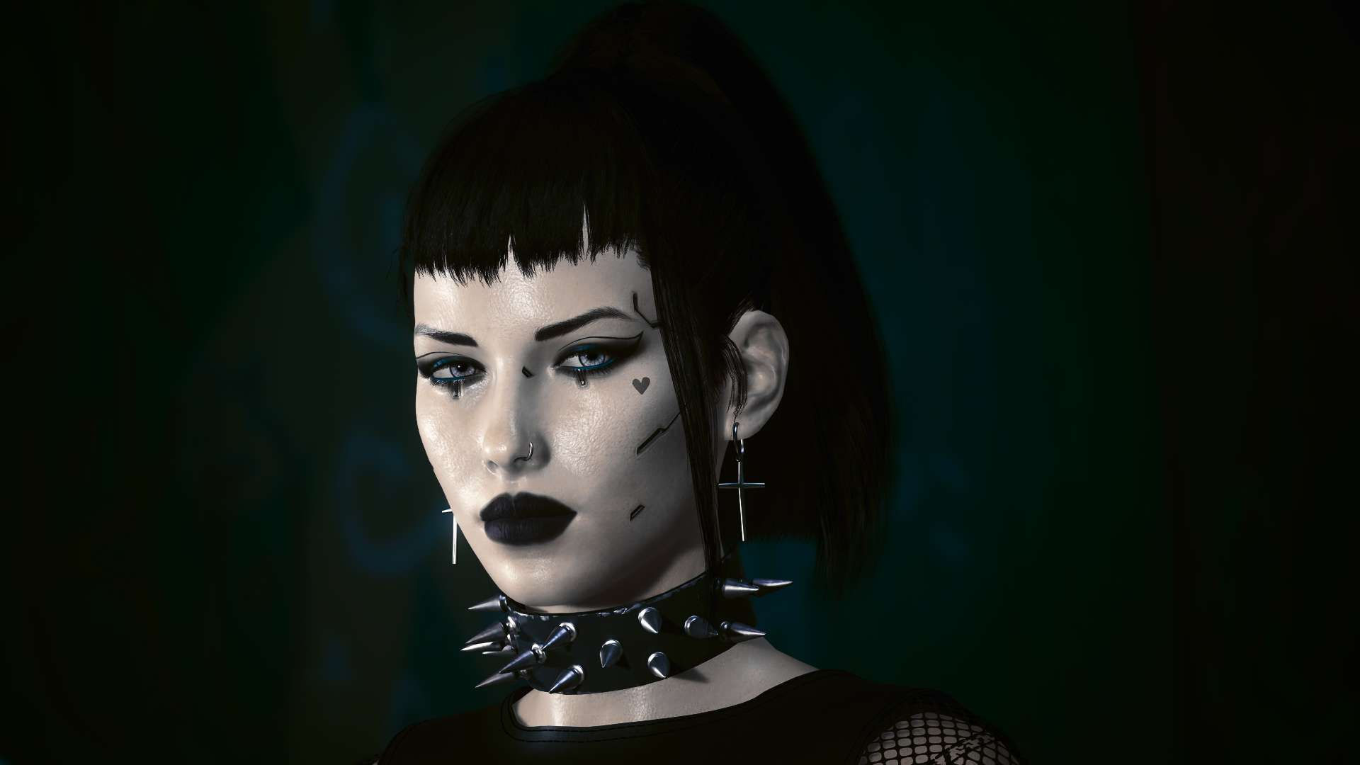 Wallpaper #PPtihJcBx-Hc5Y204K-u38 Goth V Preset at Cyberpunk 2077 Nexus Mods and Community