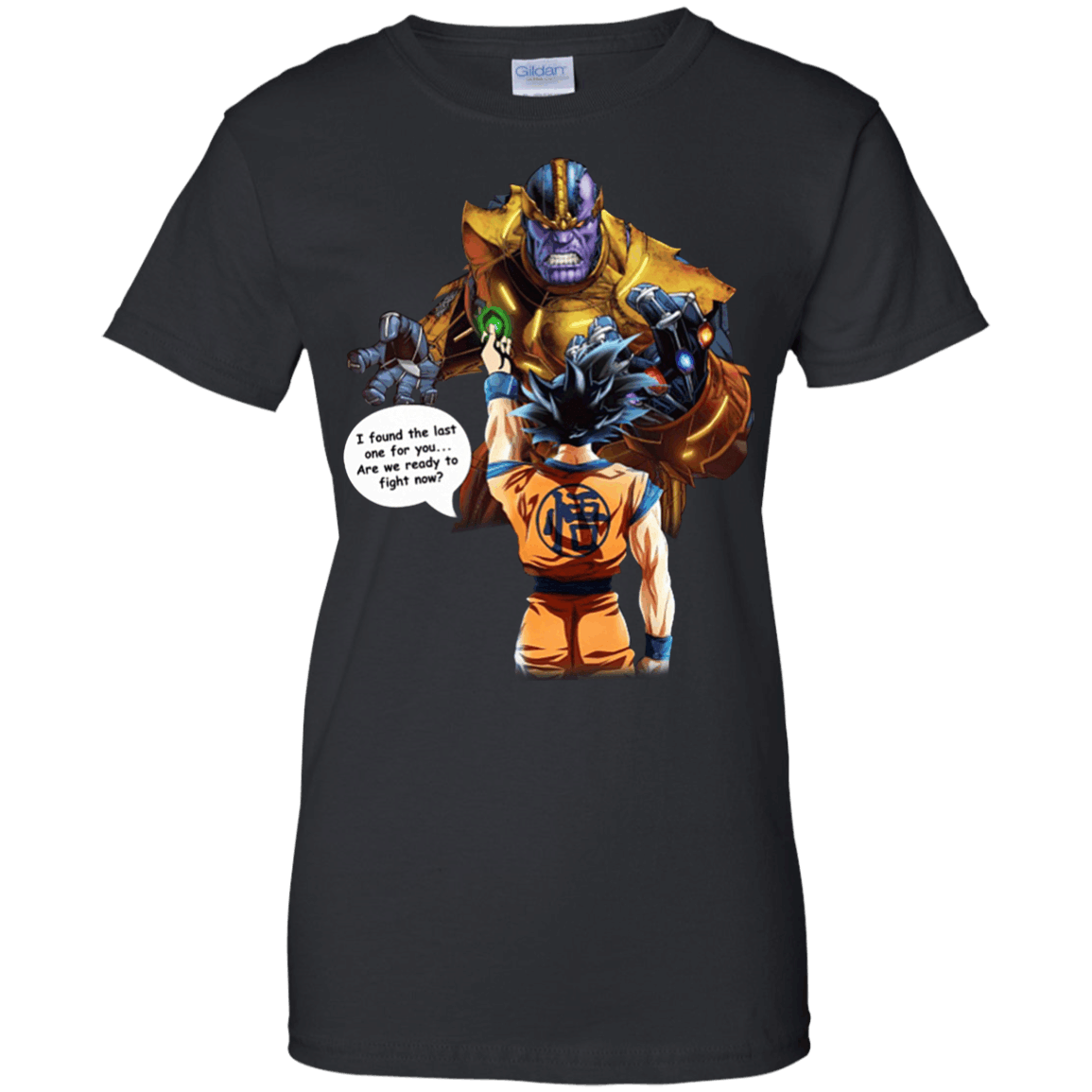 Wallpaper #gqVFOJMBVBiSkHCaoo0k96 Goku vs Thanos Ladies Shirt Sothwarm