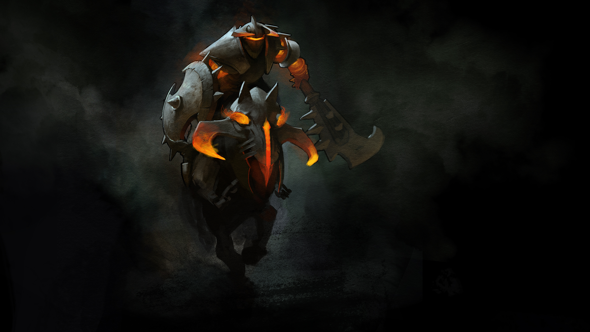 Wallpaper #5d1cd Wallpaper Epic Battle Dota 2 Heroes Night Stalker 4000x2500