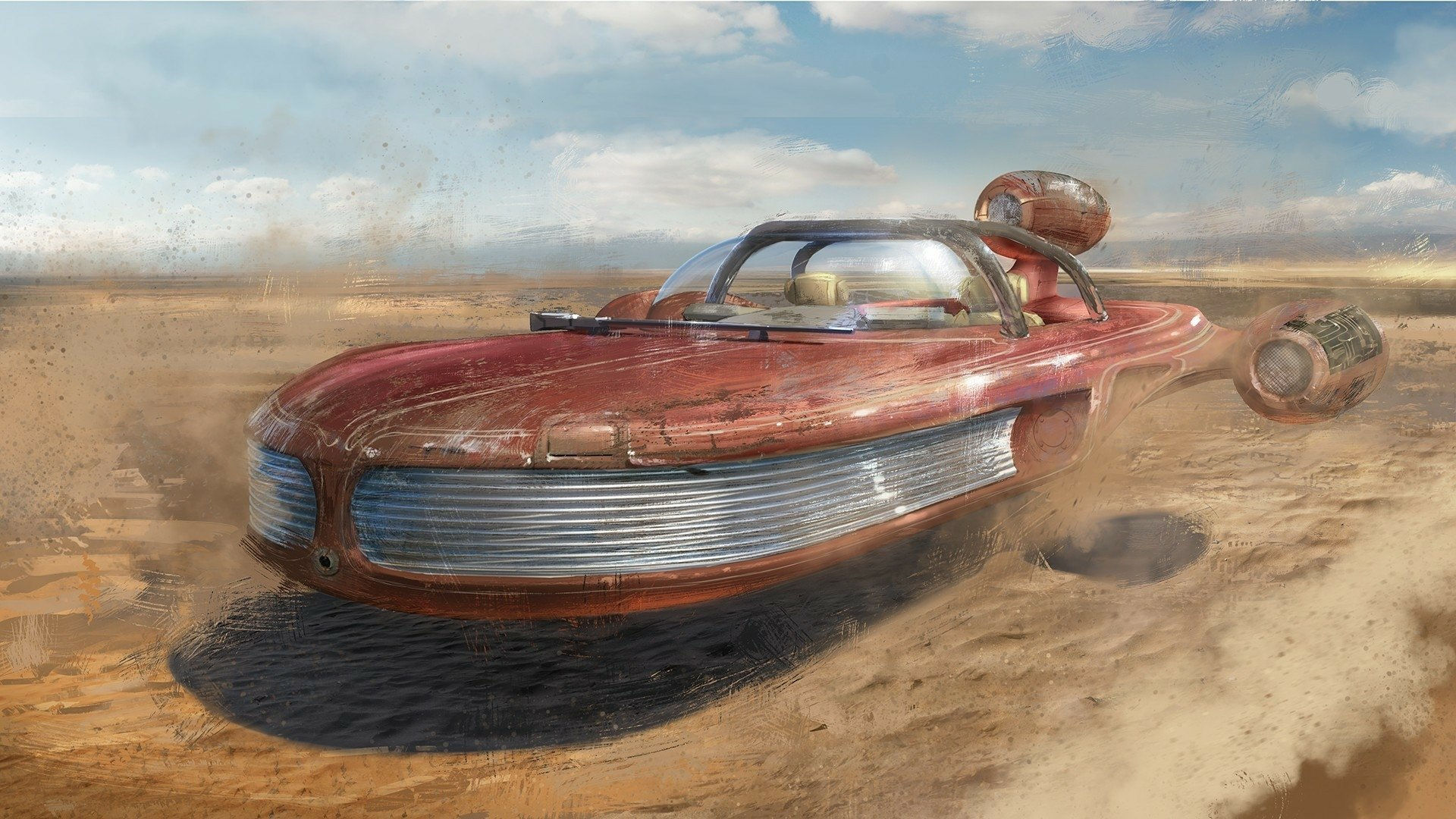 Wallpaper #h2jeIZMBSpphPi3-BDEJ34 Download Desert Vehicle Sci Fi Star Wars HD Wallpaper by Tysen Johnson